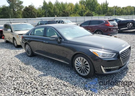 2018 Genesis G90 Premium из США, поврежденный, VIN KMHG34JAXJU037647